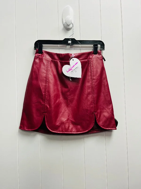 Skirt Mini & Short By Buddy Love In Red, Size: M