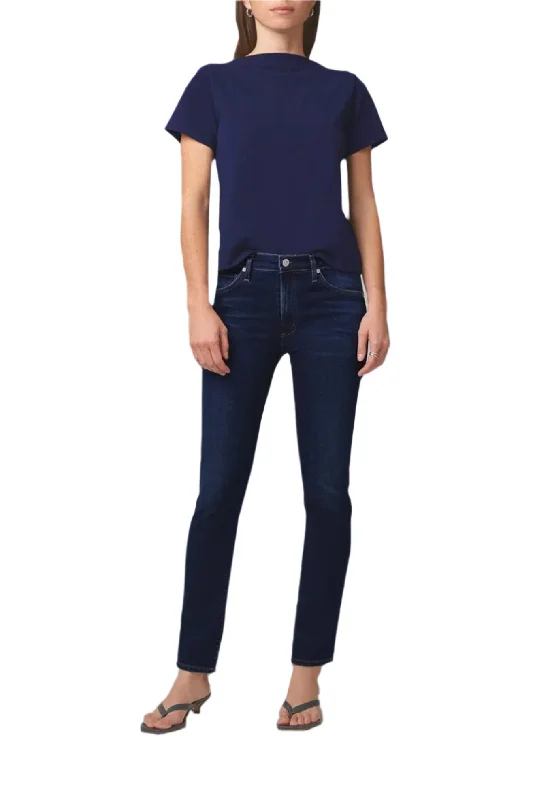 Skyla Mid Rise Cigarette Pant - Loveland