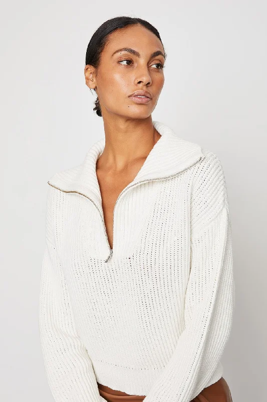 Bailey 44 Luciana Sweater in CrÃ¨me