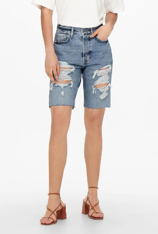 JDY ANYA BOYFRIEND DENIM SHORTS