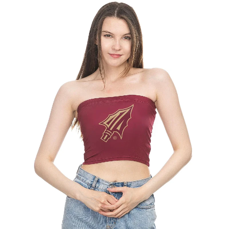 ZooZatz's Women's Arrowhead Tube Top - Garnet